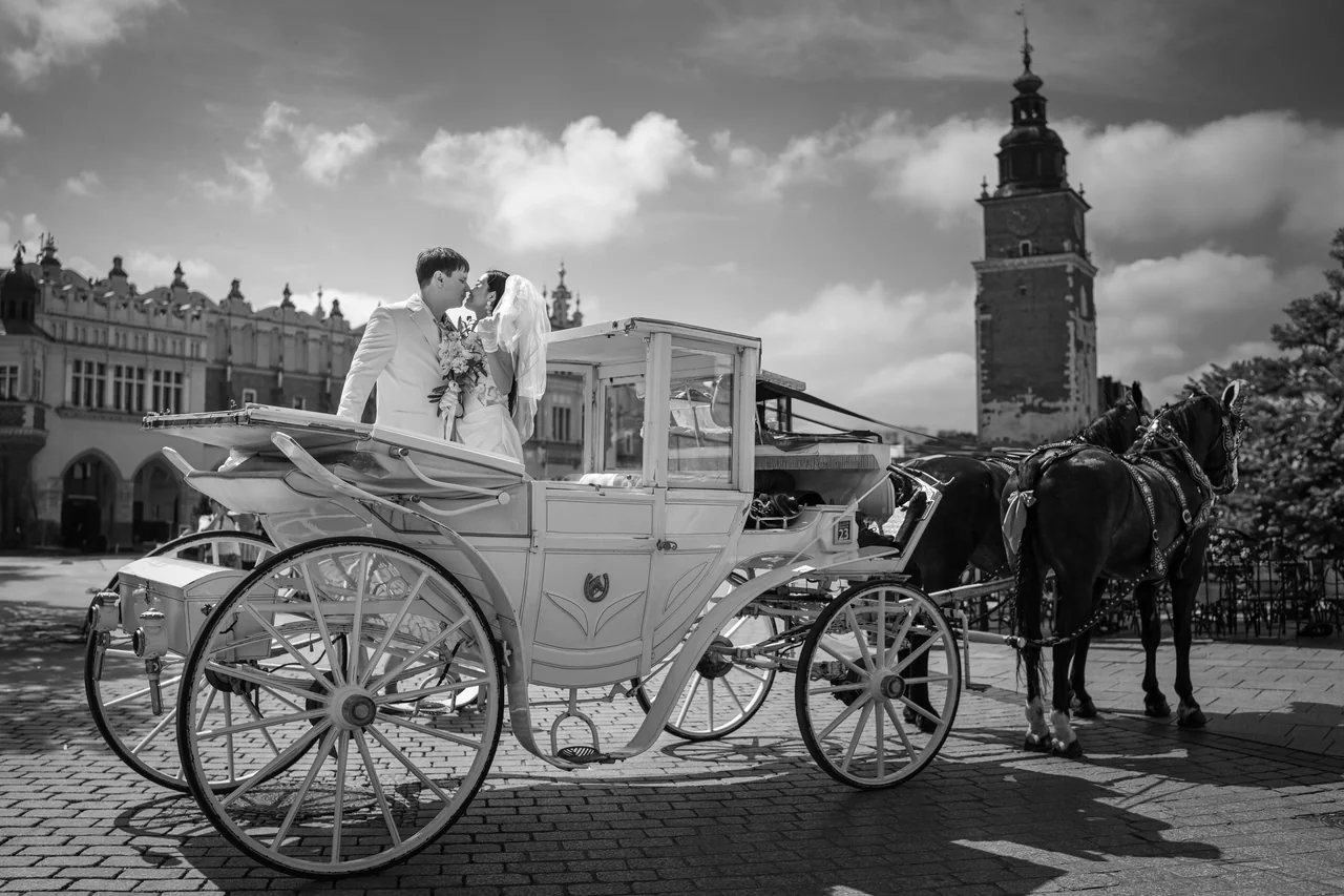 Chelsea i Tomek, sesja plenerowa, Kraków